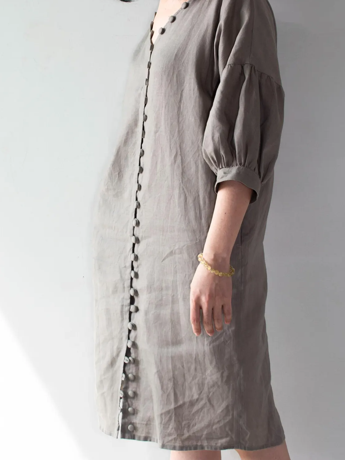 Cotton And Linen Linen Dress