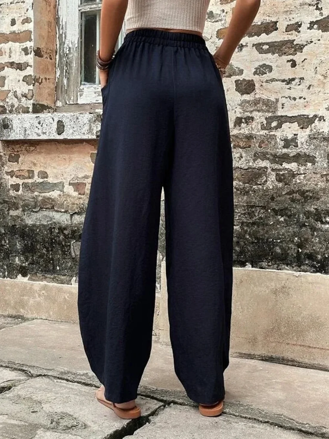 Plain Simple Loose Pants