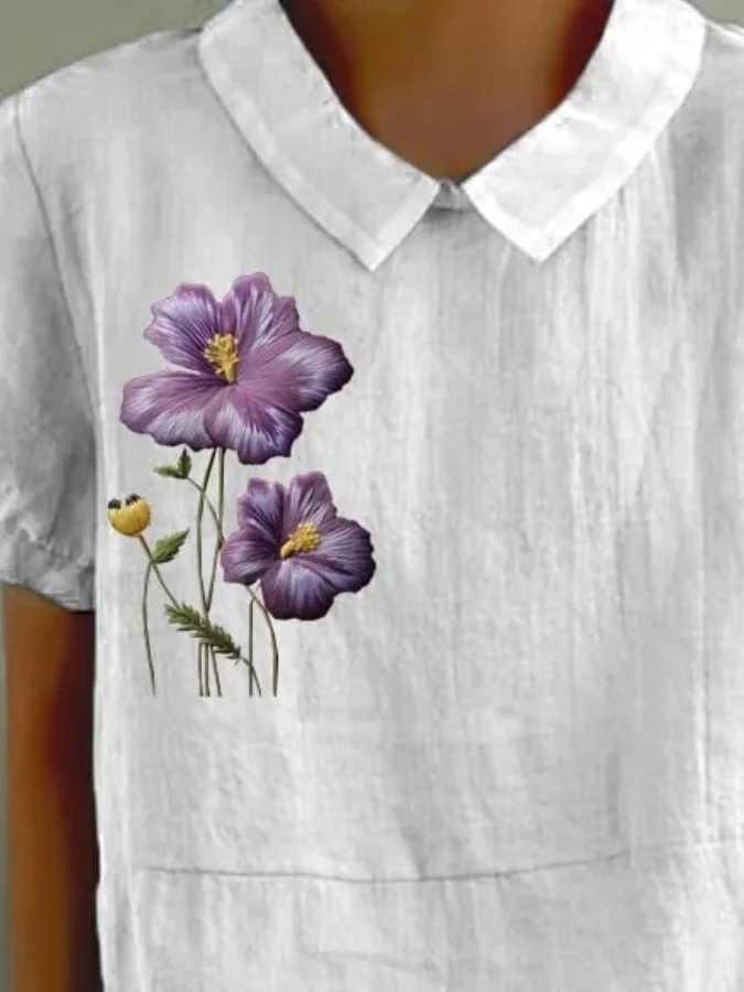 Loose Simple Blouse