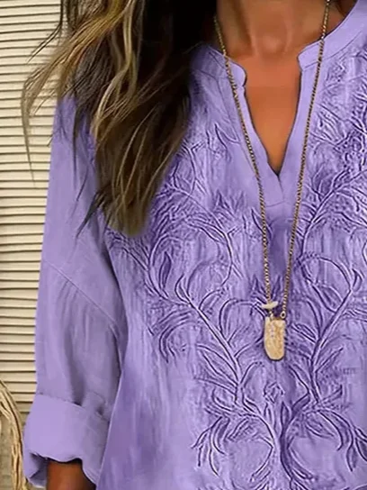 Women's Floral Print Casual Shirt