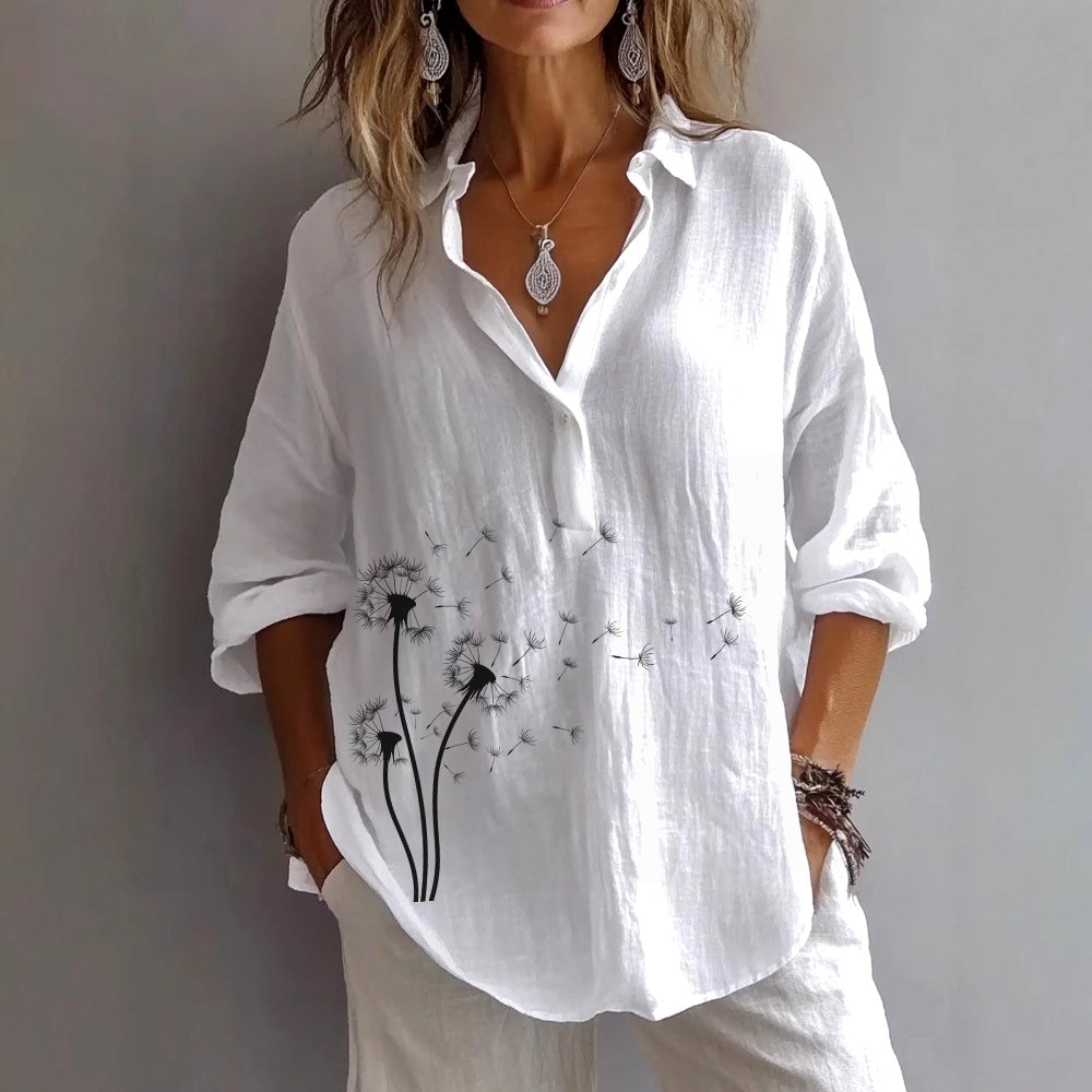 Plain Linen Casual Regular Fit Shirt