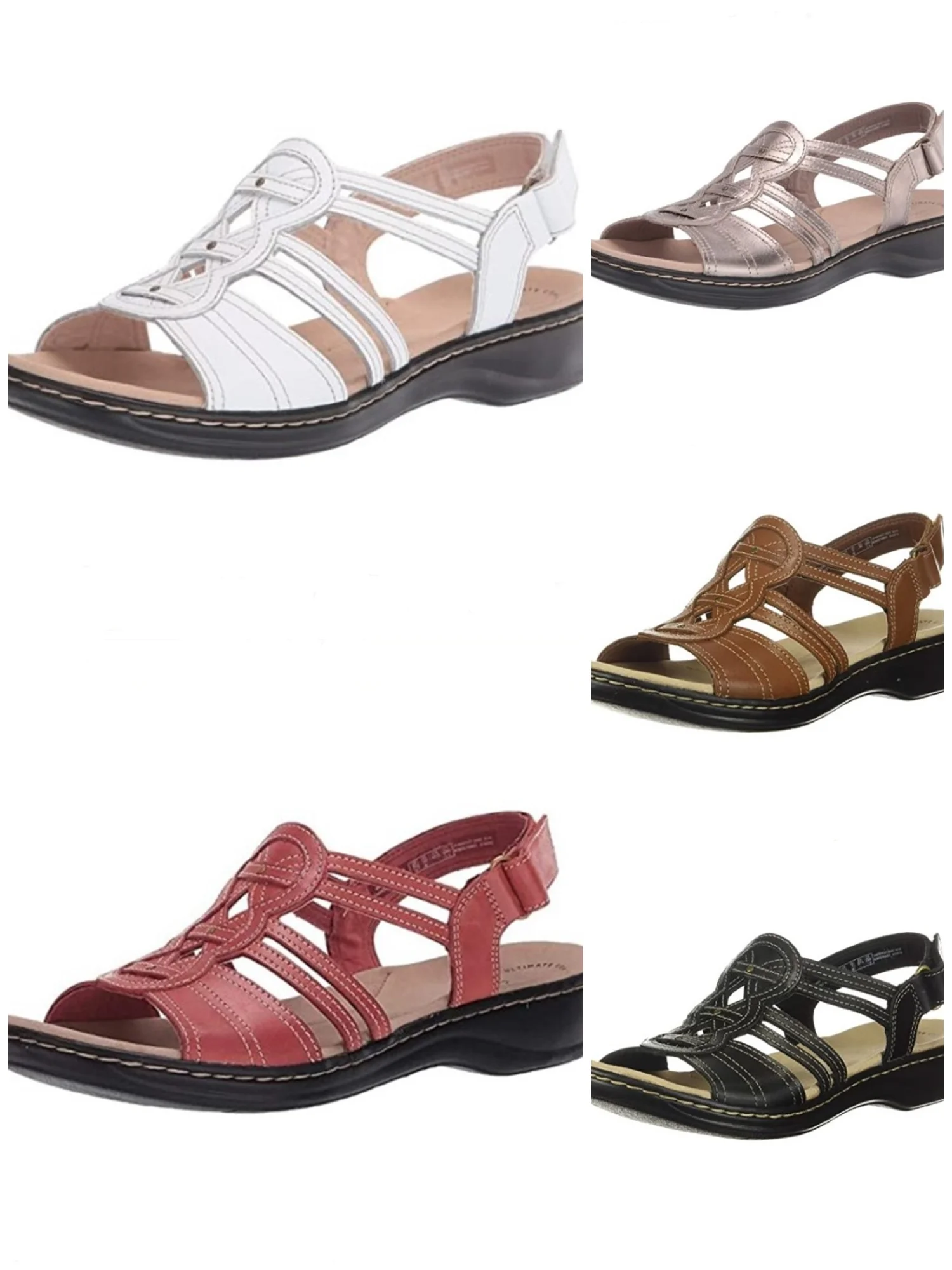 Europe and the United States foreign trade large size slippers new flat bottom casual open-toe beach sandals women's shoes