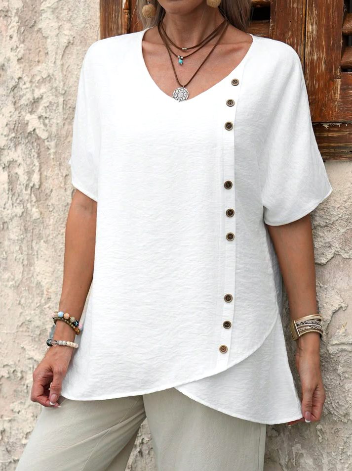 Plain Casual Regular Fit Shirt