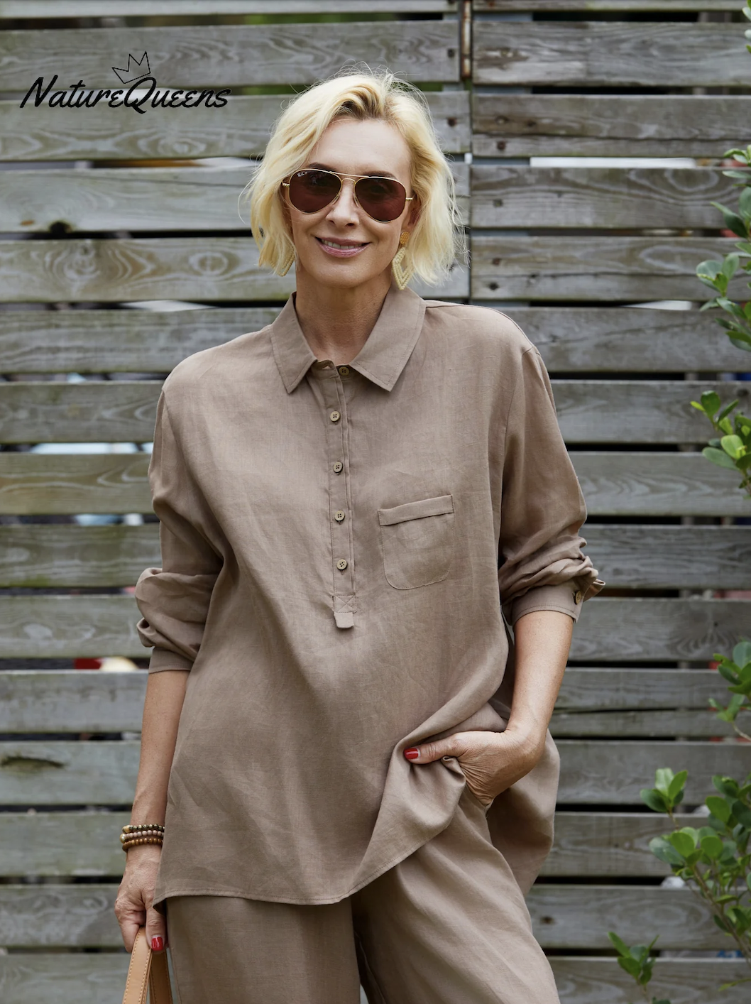 Casual Linen Shirt Collar Plain Shirt