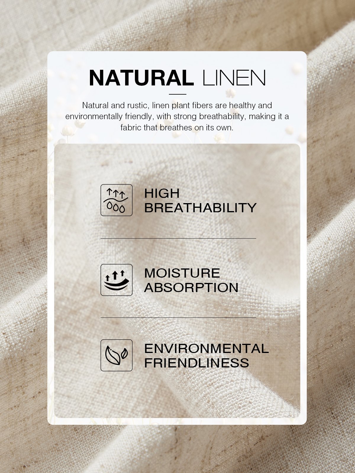 Plain Linen Casual Dress With No