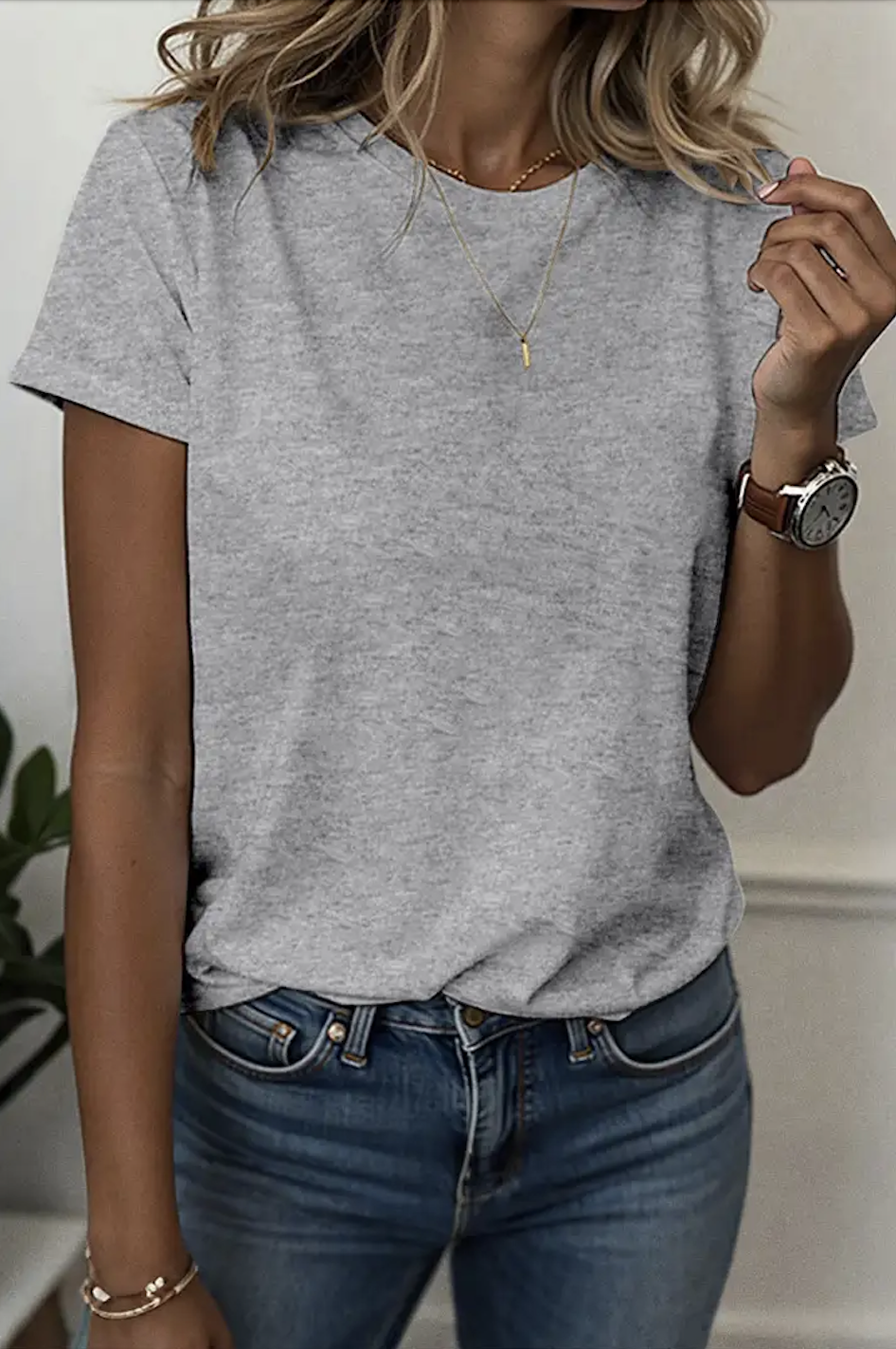 Women Animal Crew Neck Vintage Short Sleeve T-shirt