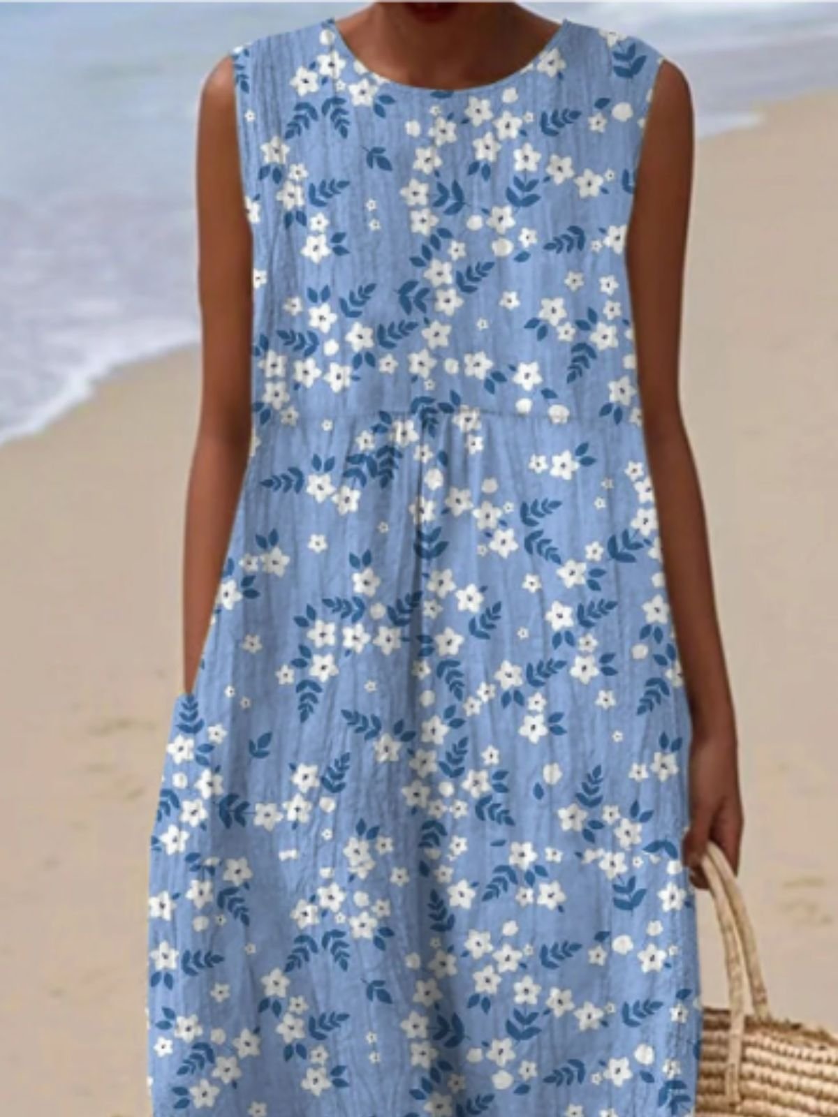 Simple Regular Fit Dress With No