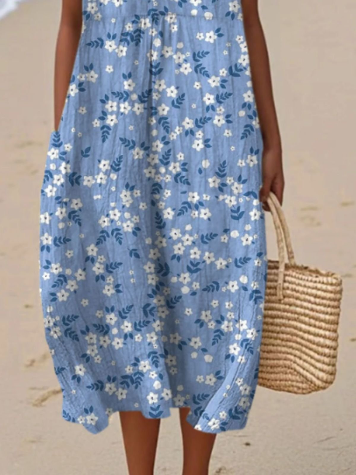 Simple Regular Fit Dress With No