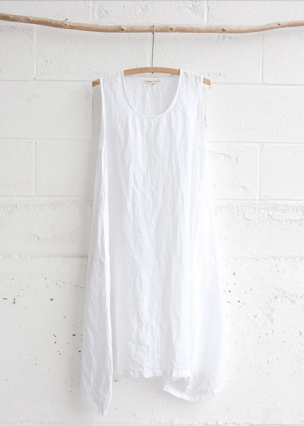 Linen Plain Casual Regular Fit Dress With No