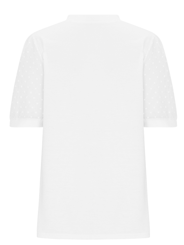 Women Polka Dots V Neck Casual Short Sleeve T-shirt