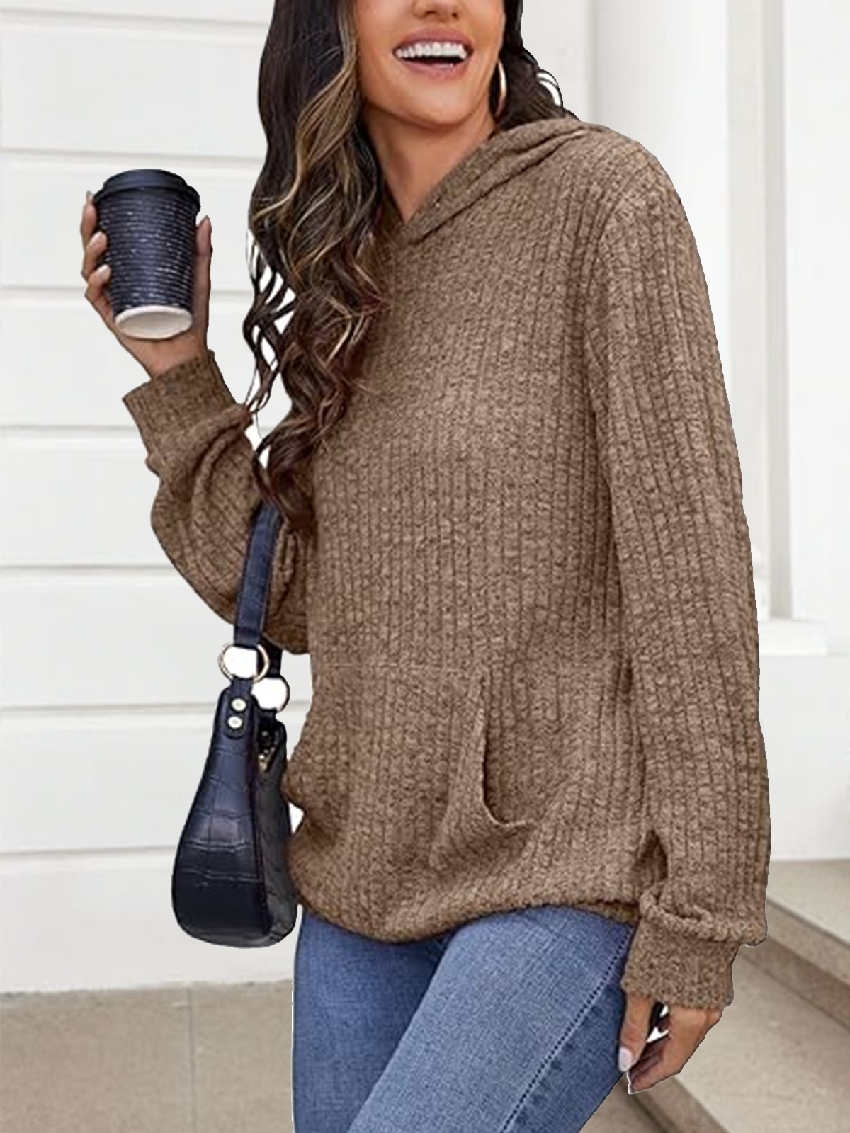 Striped Casual Hoodie