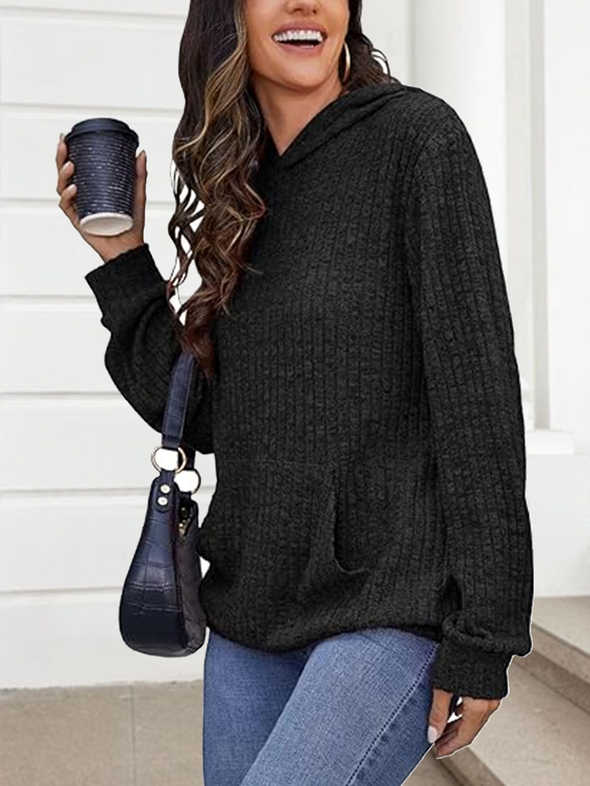 Striped Casual Hoodie