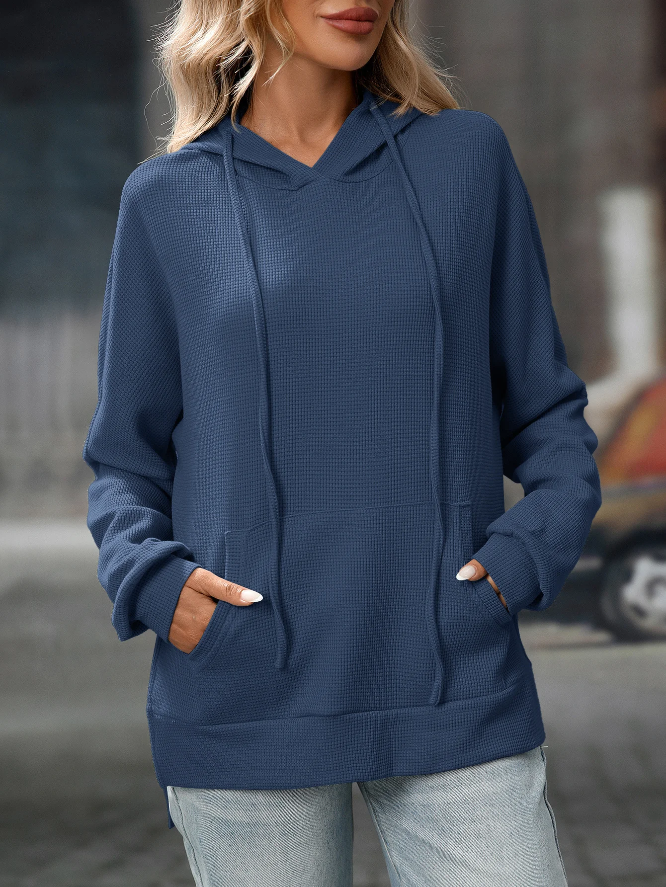 Hoodie Cotton Casual Plain Hoodie