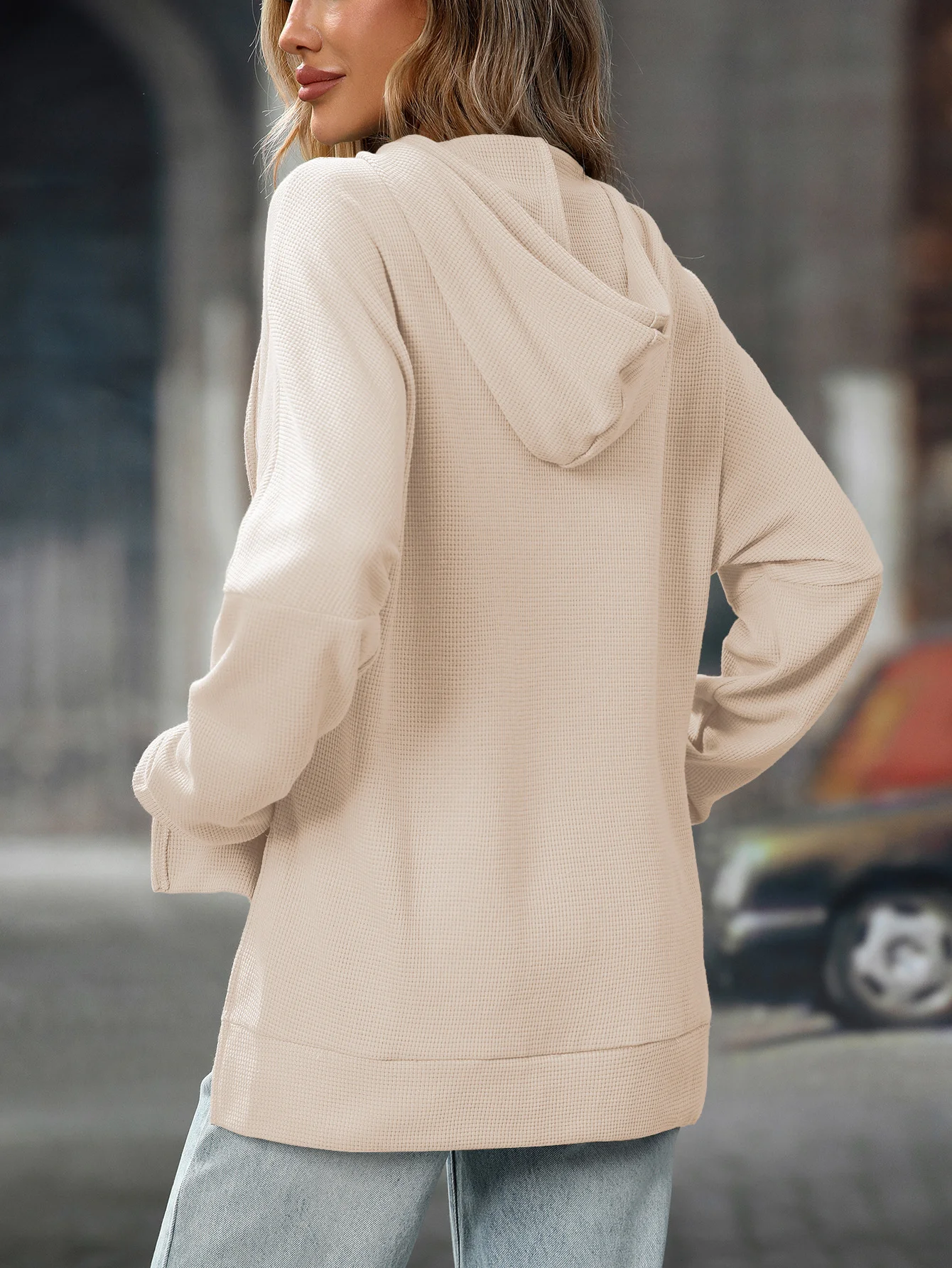 Hoodie Cotton Casual Plain Hoodie