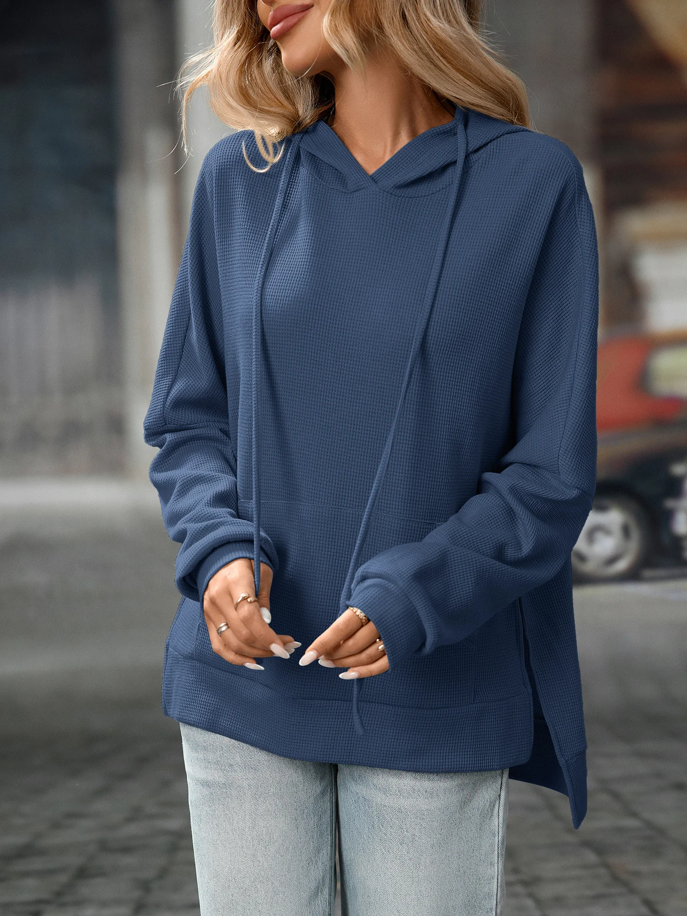 Hoodie Cotton Casual Plain Hoodie