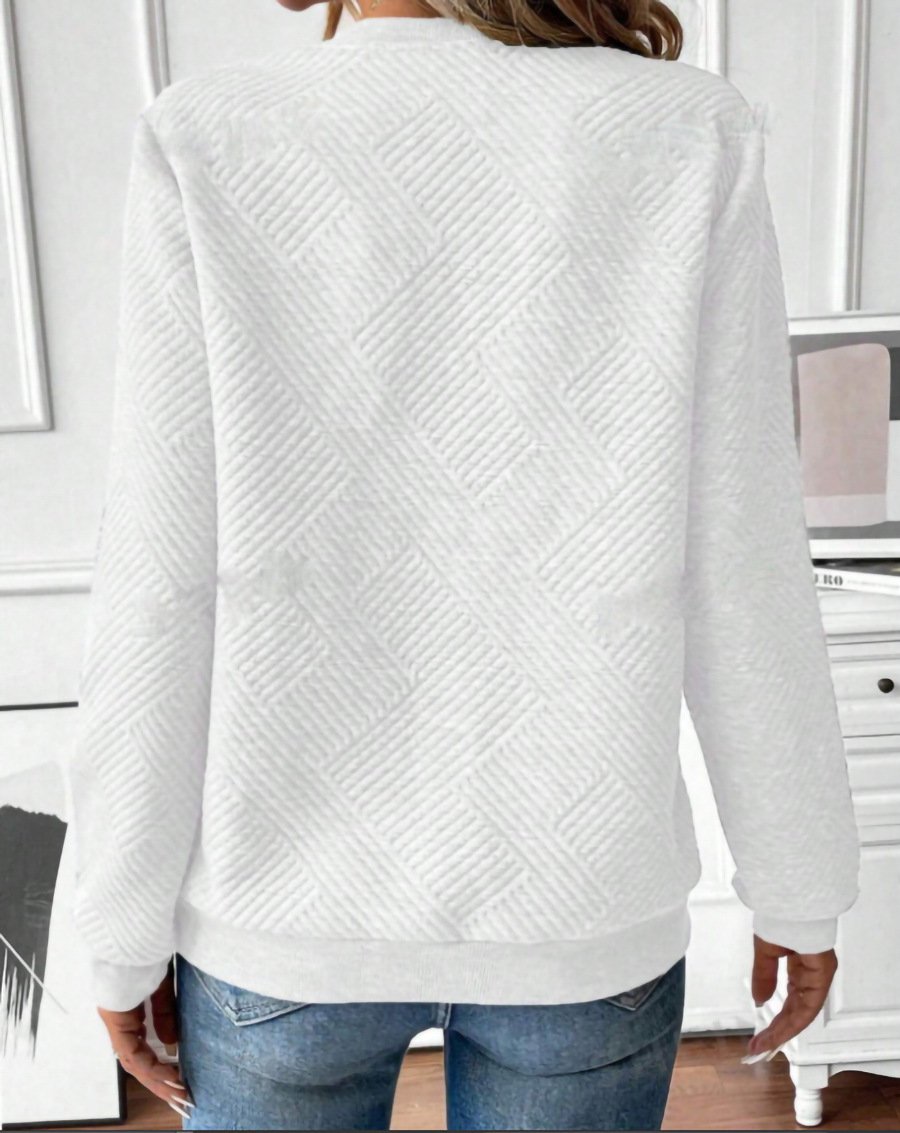 Plain Casual Sweatshirt