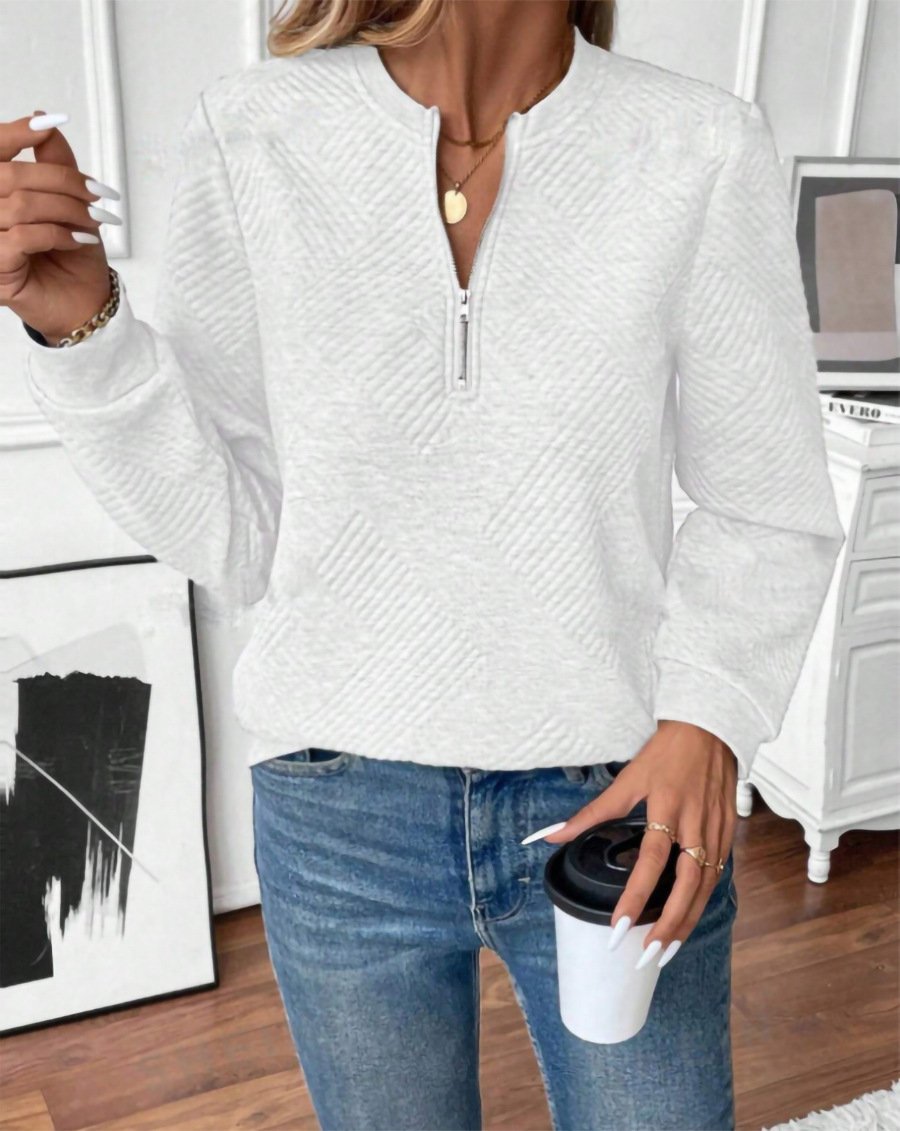 Plain Casual Sweatshirt