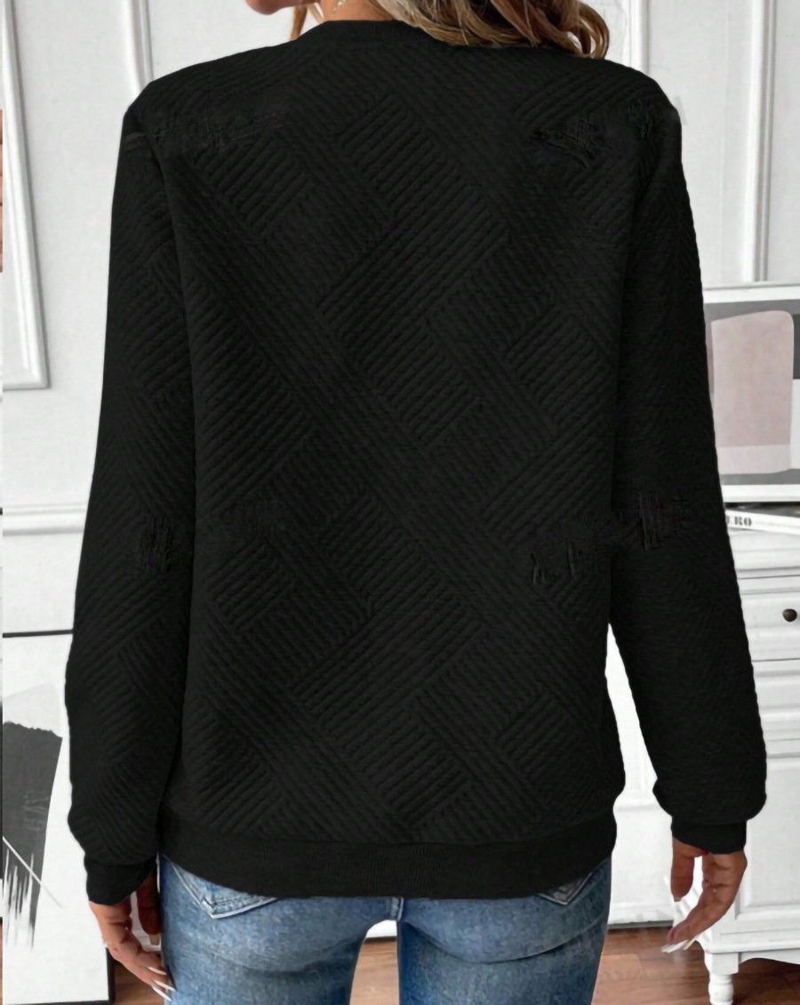 Plain Casual Sweatshirt
