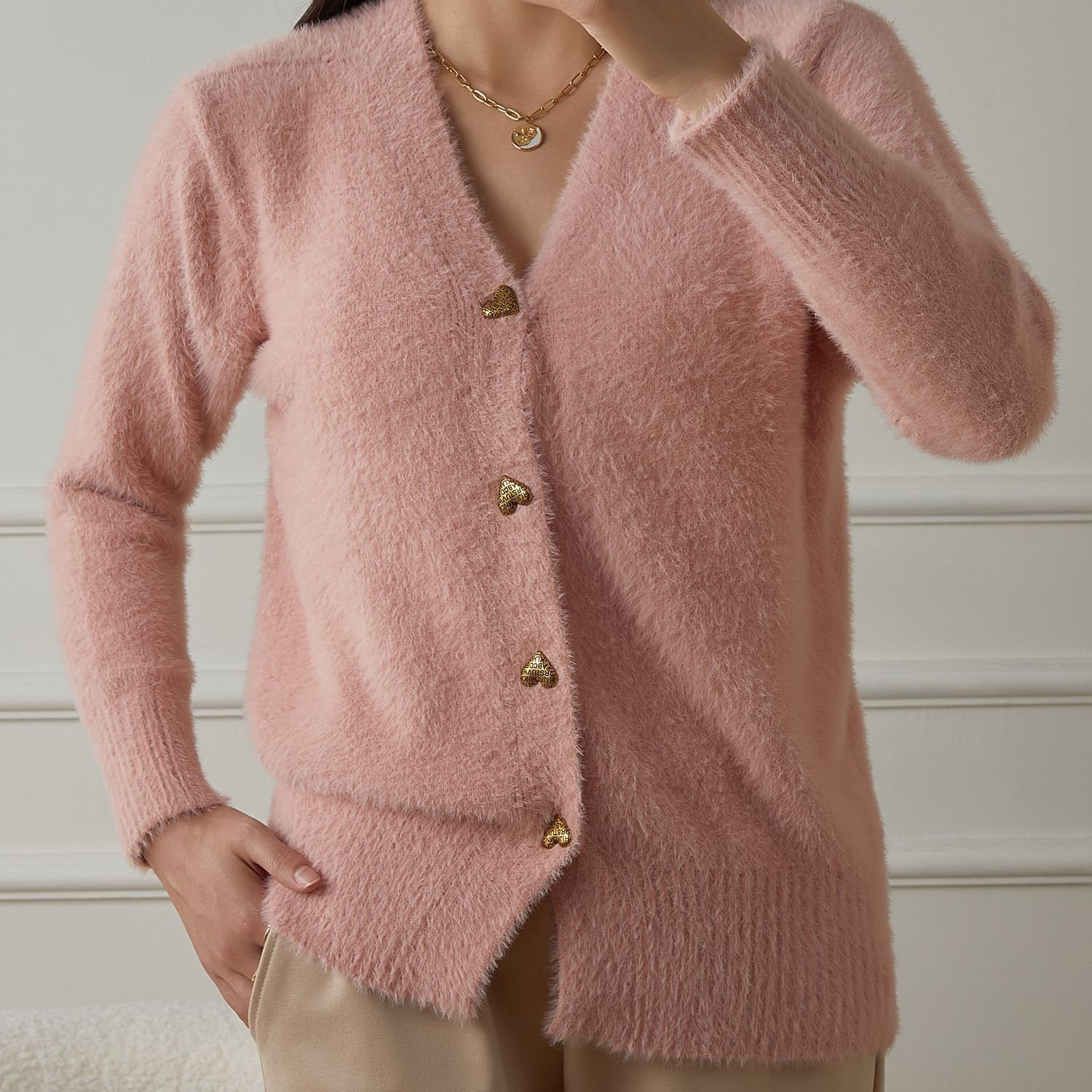 V Neck Casual Sweater