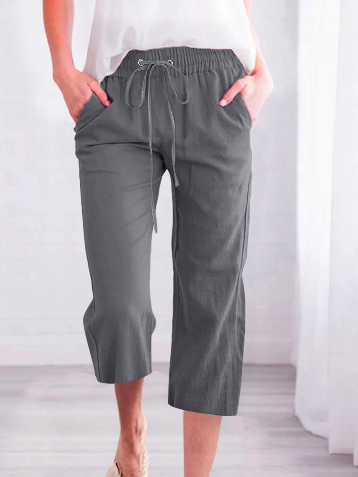 Simple Regular Fit Pants