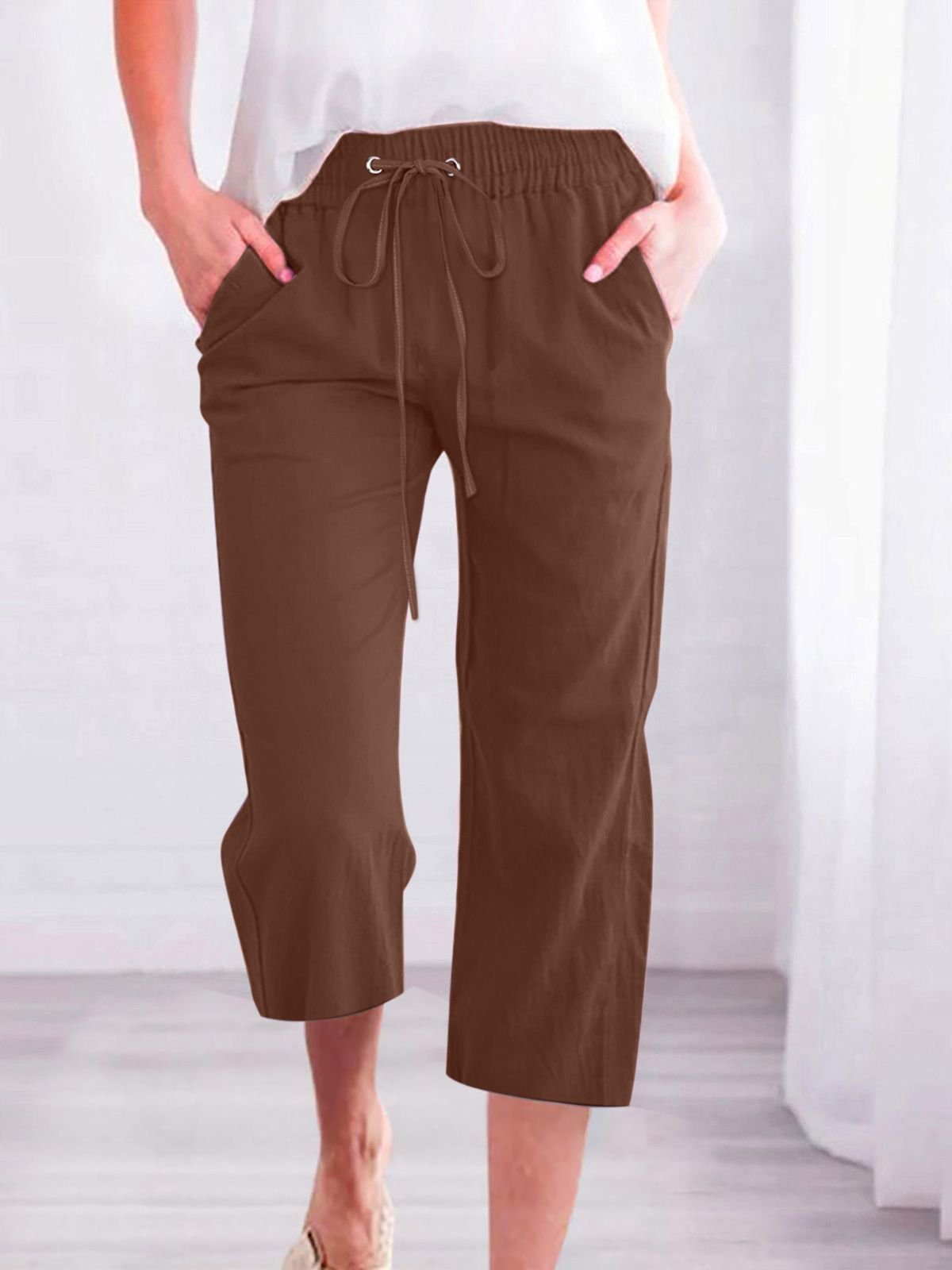 Simple Regular Fit Pants