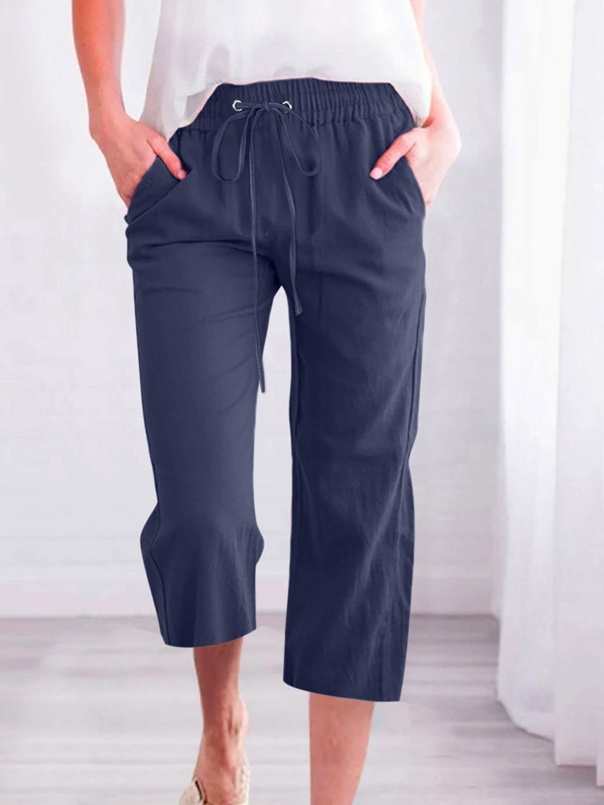 Simple Regular Fit Pants