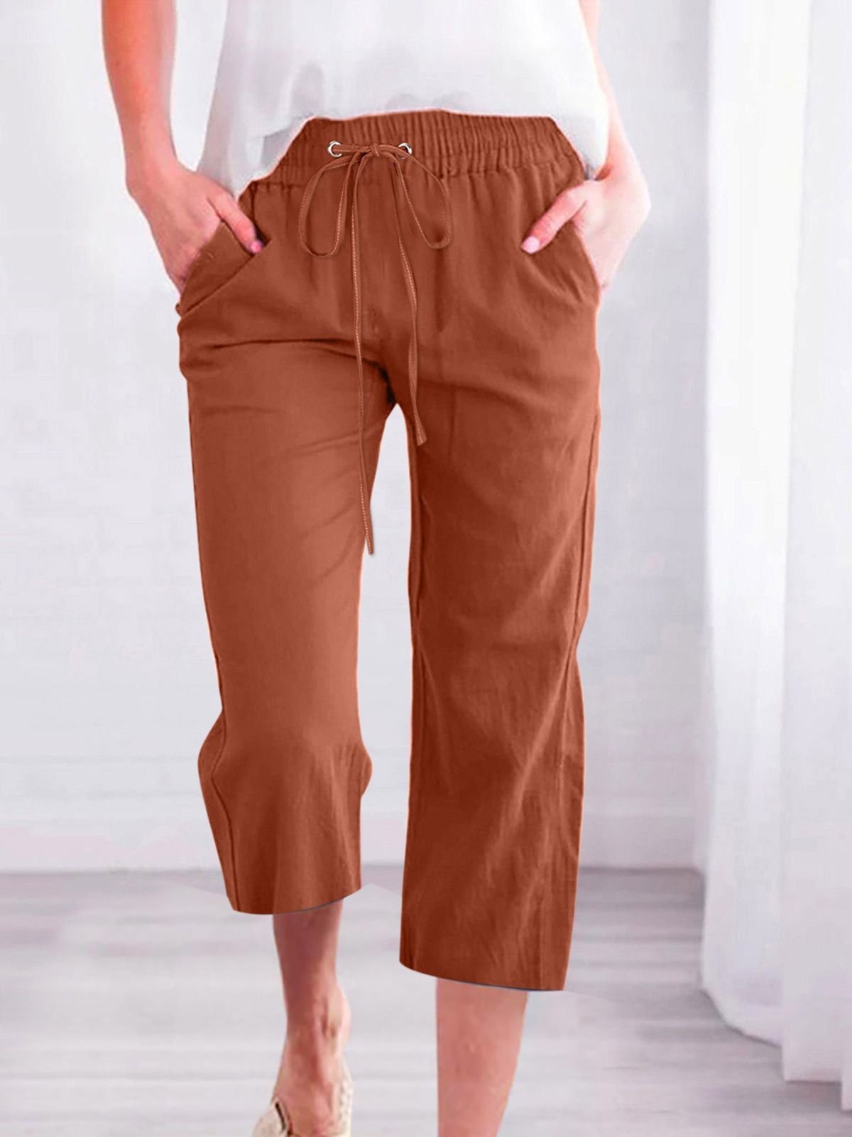 Simple Regular Fit Pants