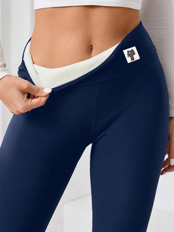 Women's Autumn And Winter High Waist Tights Warm Pants Yoga Pants
