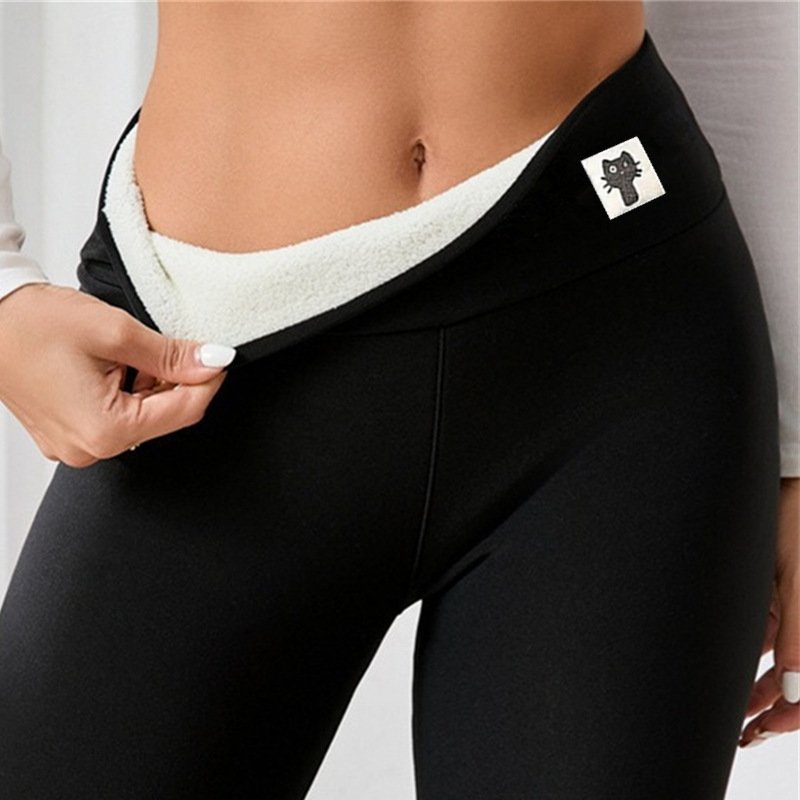 Women's Autumn And Winter High Waist Tights Warm Pants Yoga Pants
