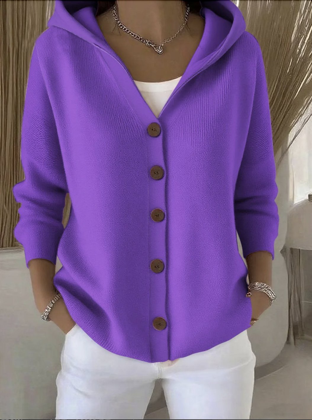 Casual Floral Cardigan