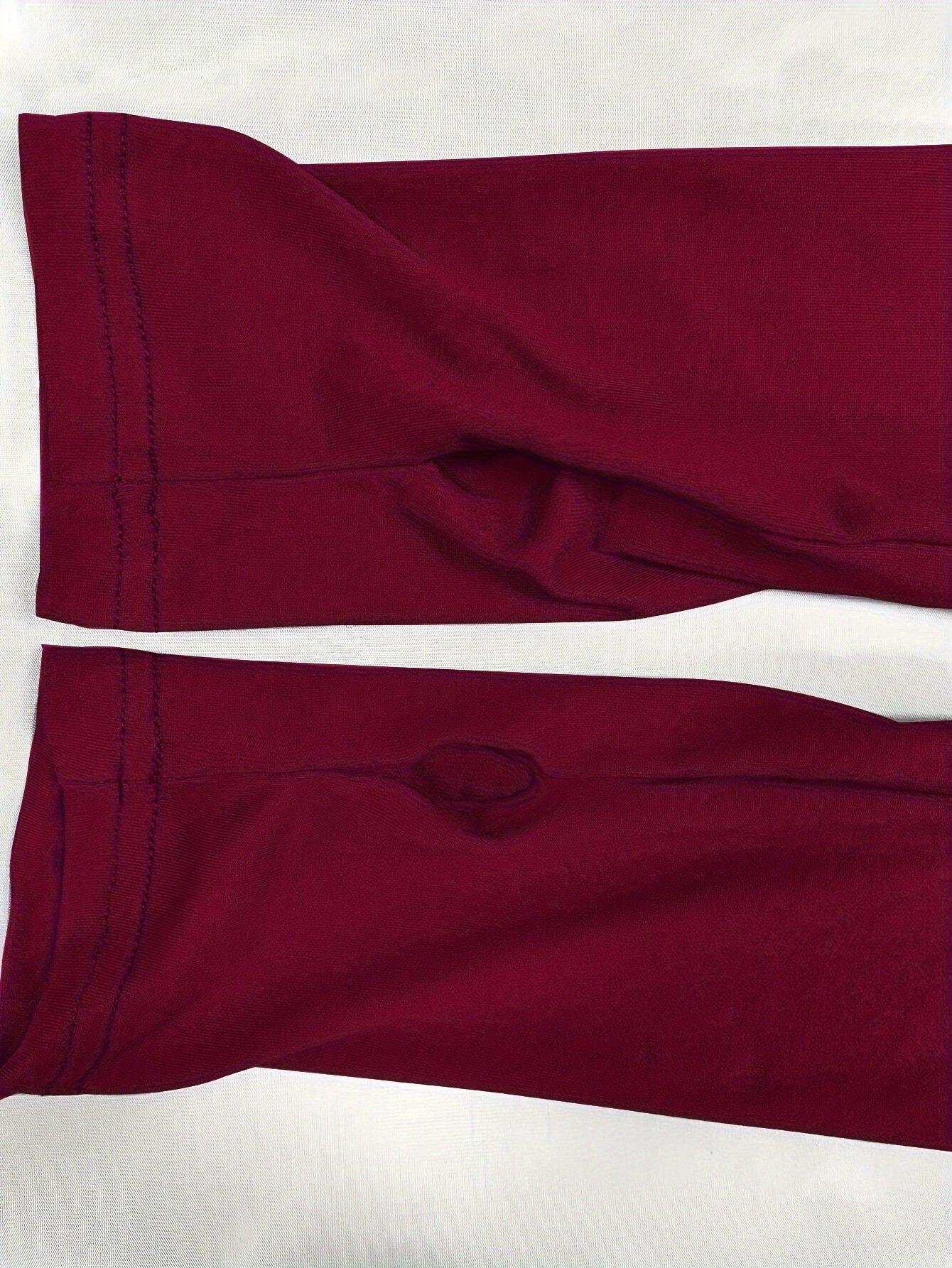 Women Plain Crew Neck Vintage Long Sleeve T-shirt