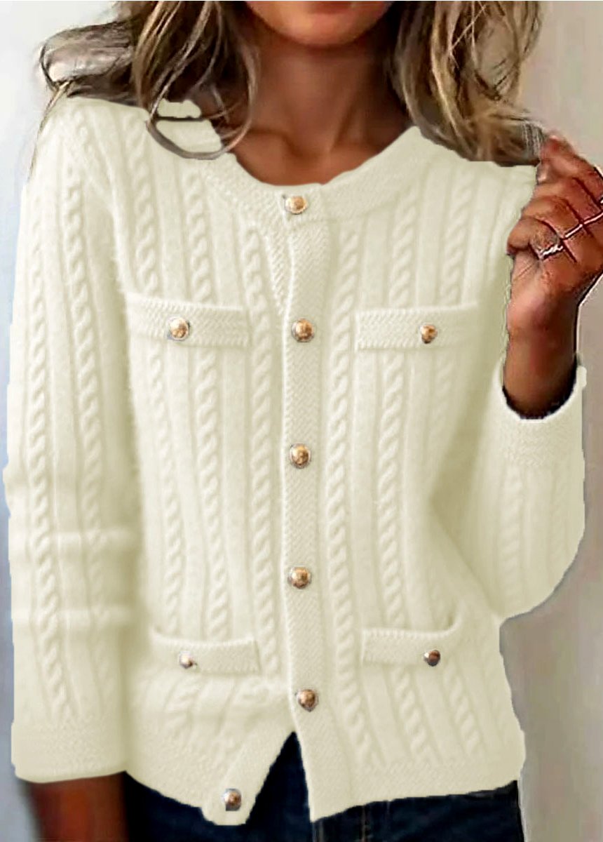 Regular Fit Cotton Casual Cardigan