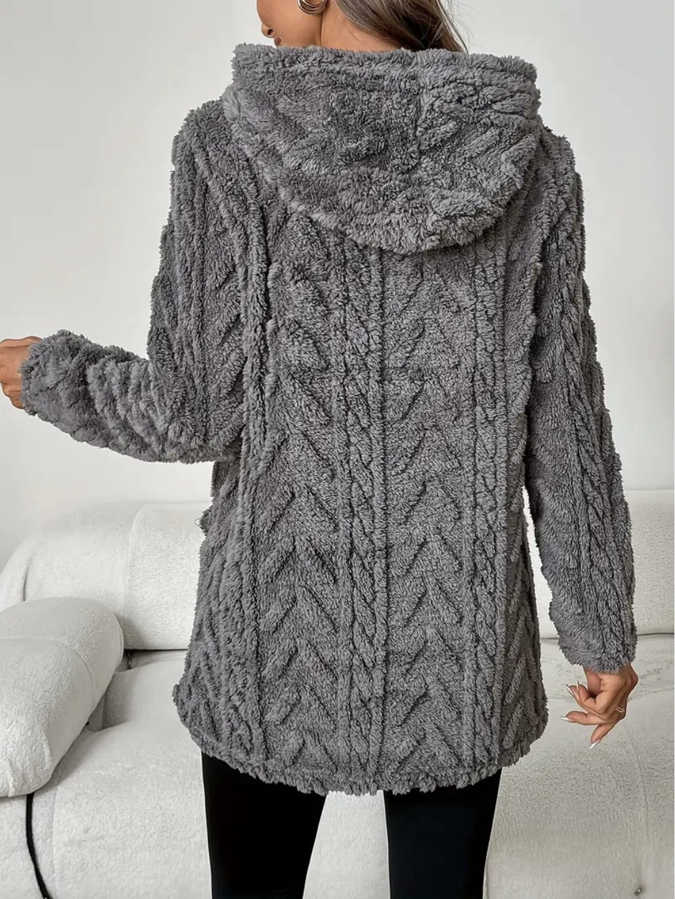 Plain Casual Hoodie Hoodie