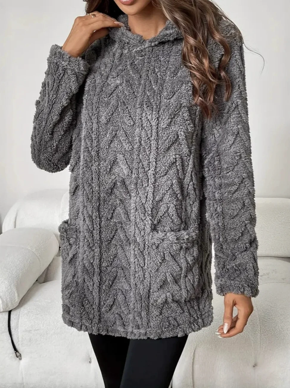 Plain Casual Hoodie Hoodie