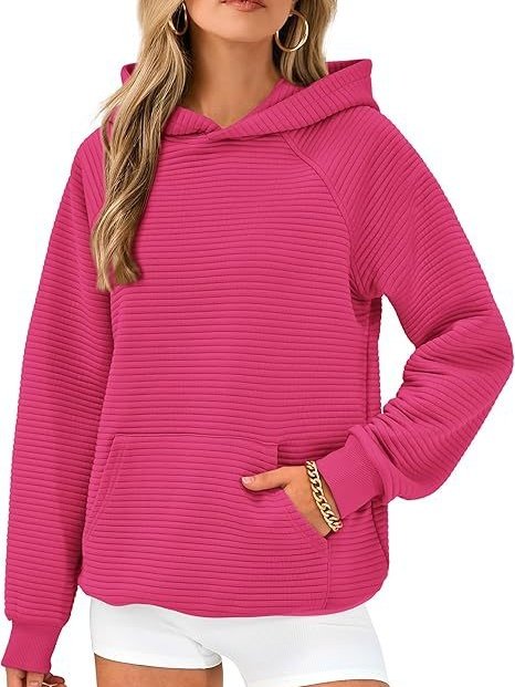 Hoodie Loose Simple Fashion Striped Hooded Loose Long-sleeved Sweatshirt