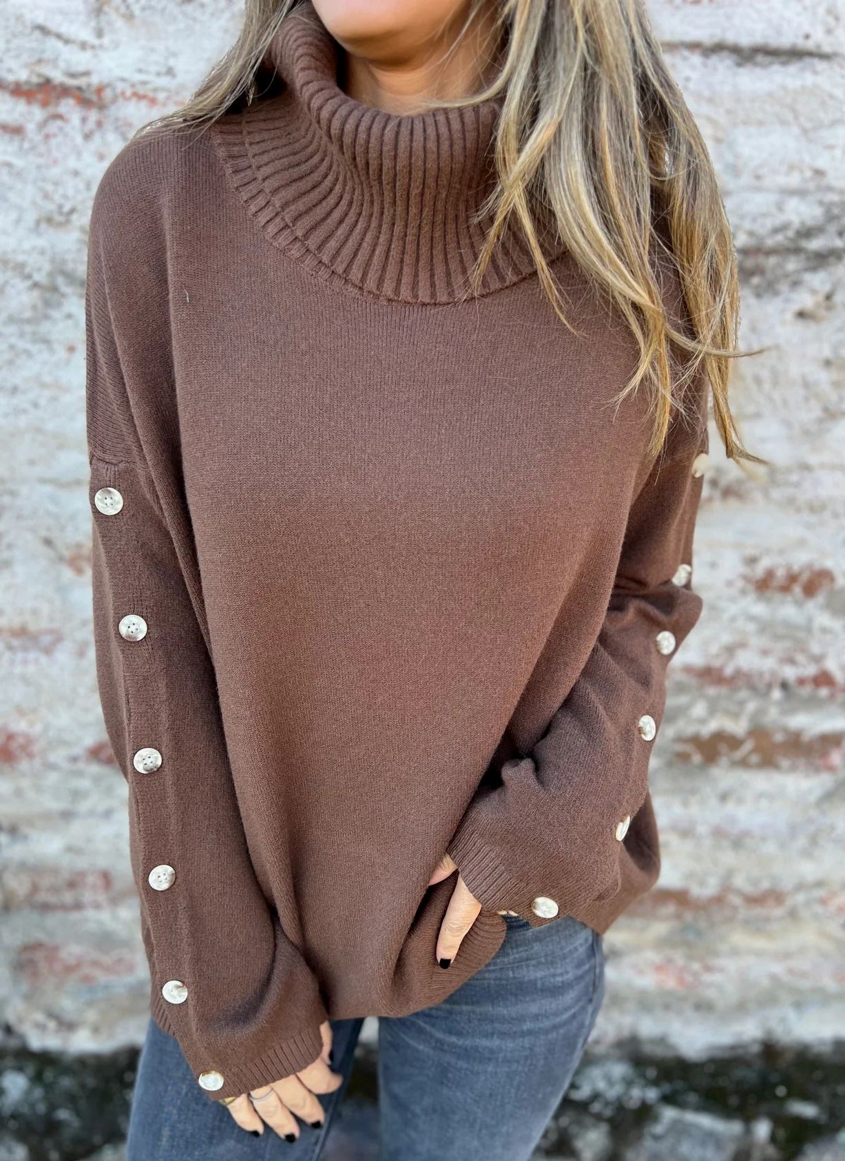 Regular Fit Casual Plain Sweater