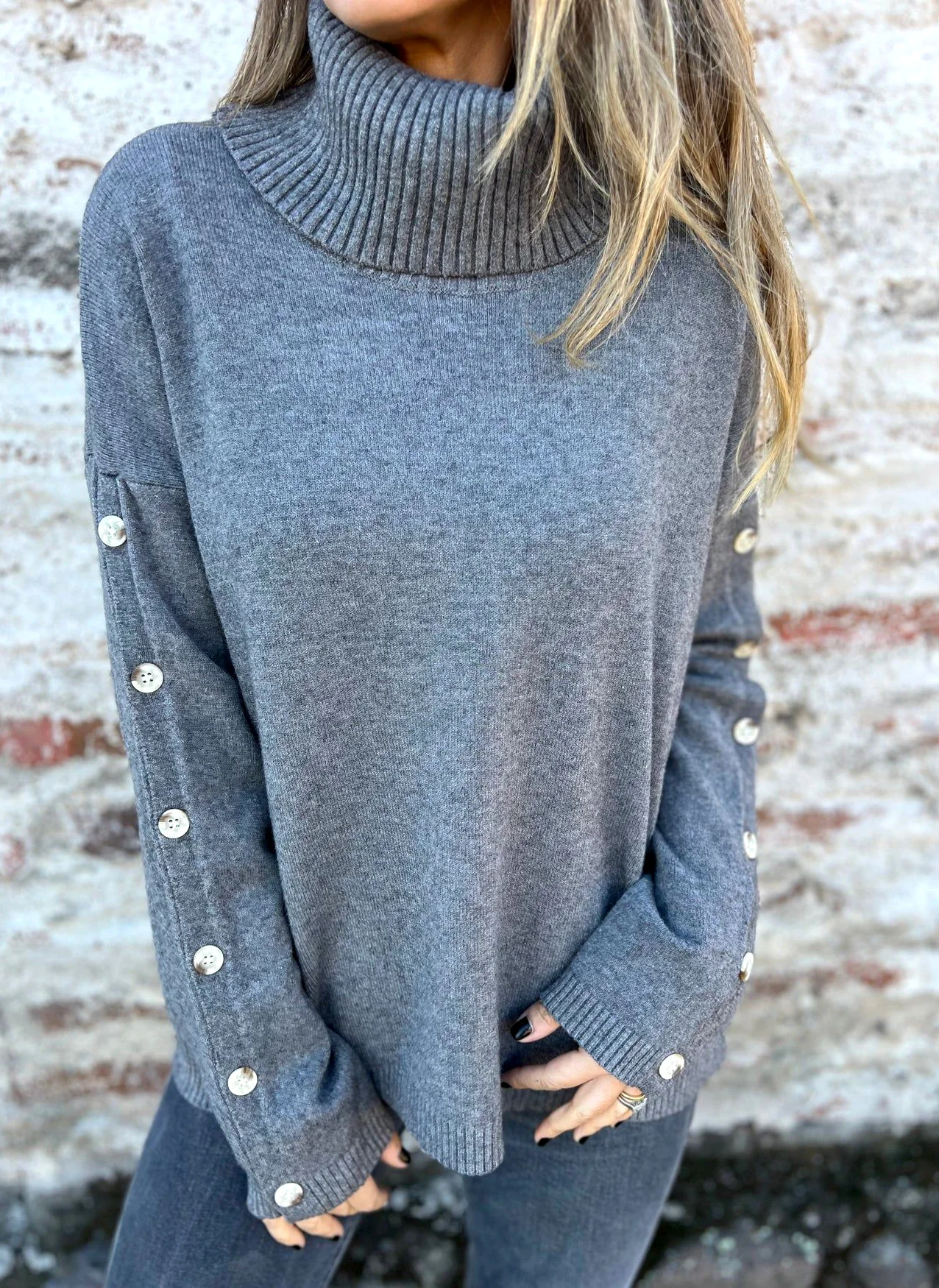 Regular Fit Casual Plain Sweater