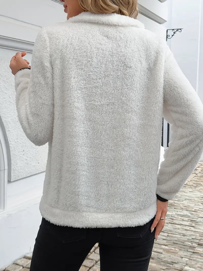 Casual V Neck Sweatshirt