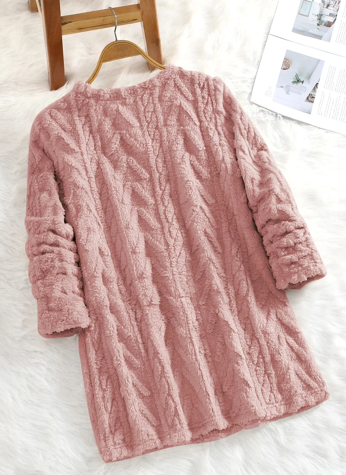 Casual Plain Sweatshirt