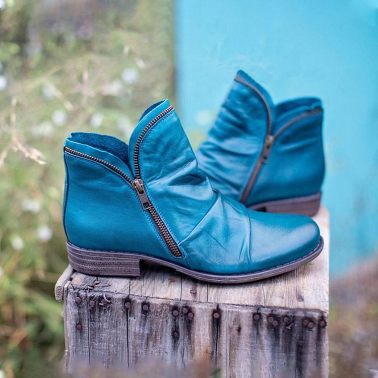 Low Heel Winter Boots