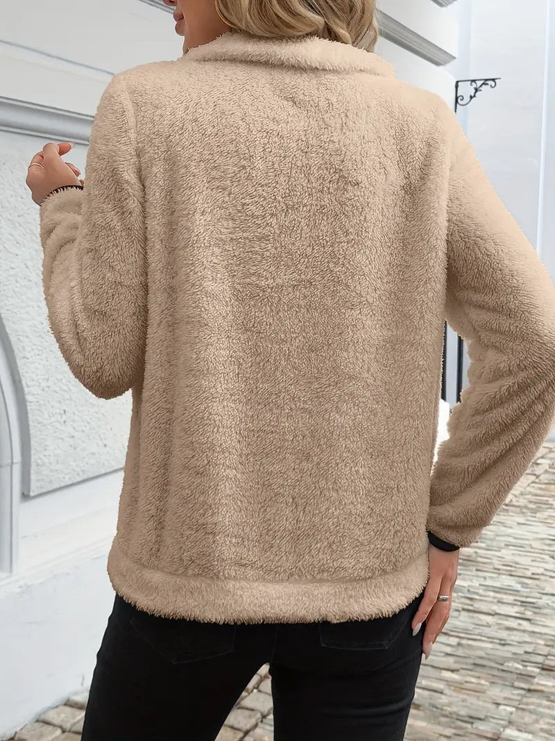 Casual V Neck Sweatshirt