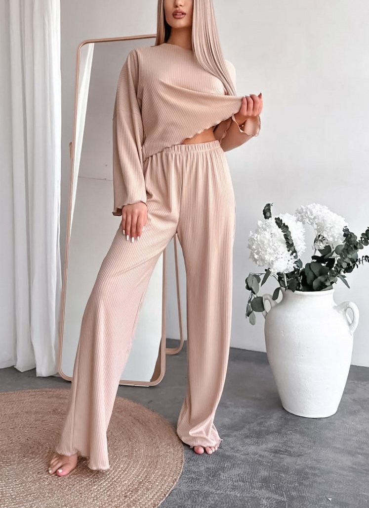 Cotton Casual Two-Piece Set