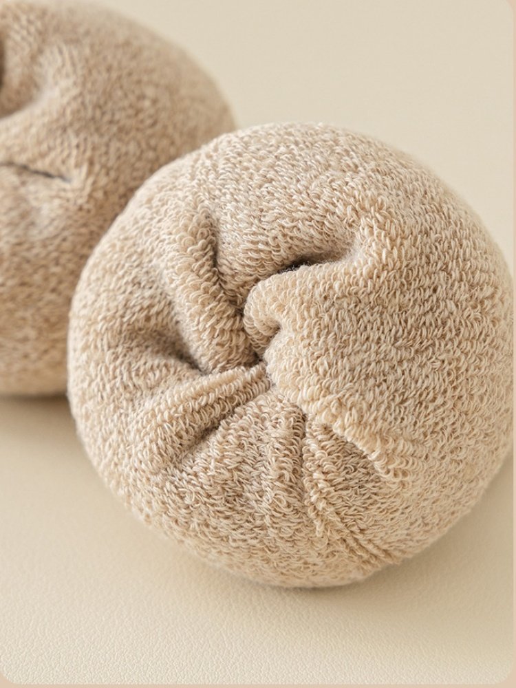 Plush And Thick Towel Socks Twisted Autumn And Winter Style Mid-tube Socks Women's Long Socks Thick Socks Winter Warm Women's Socks