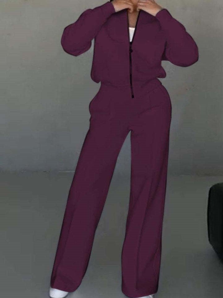 Women's Adjustable Strap Plain Daily Going Out Two-Piece Set Off White Casual Spring/Fall Top With Pants Matching Set