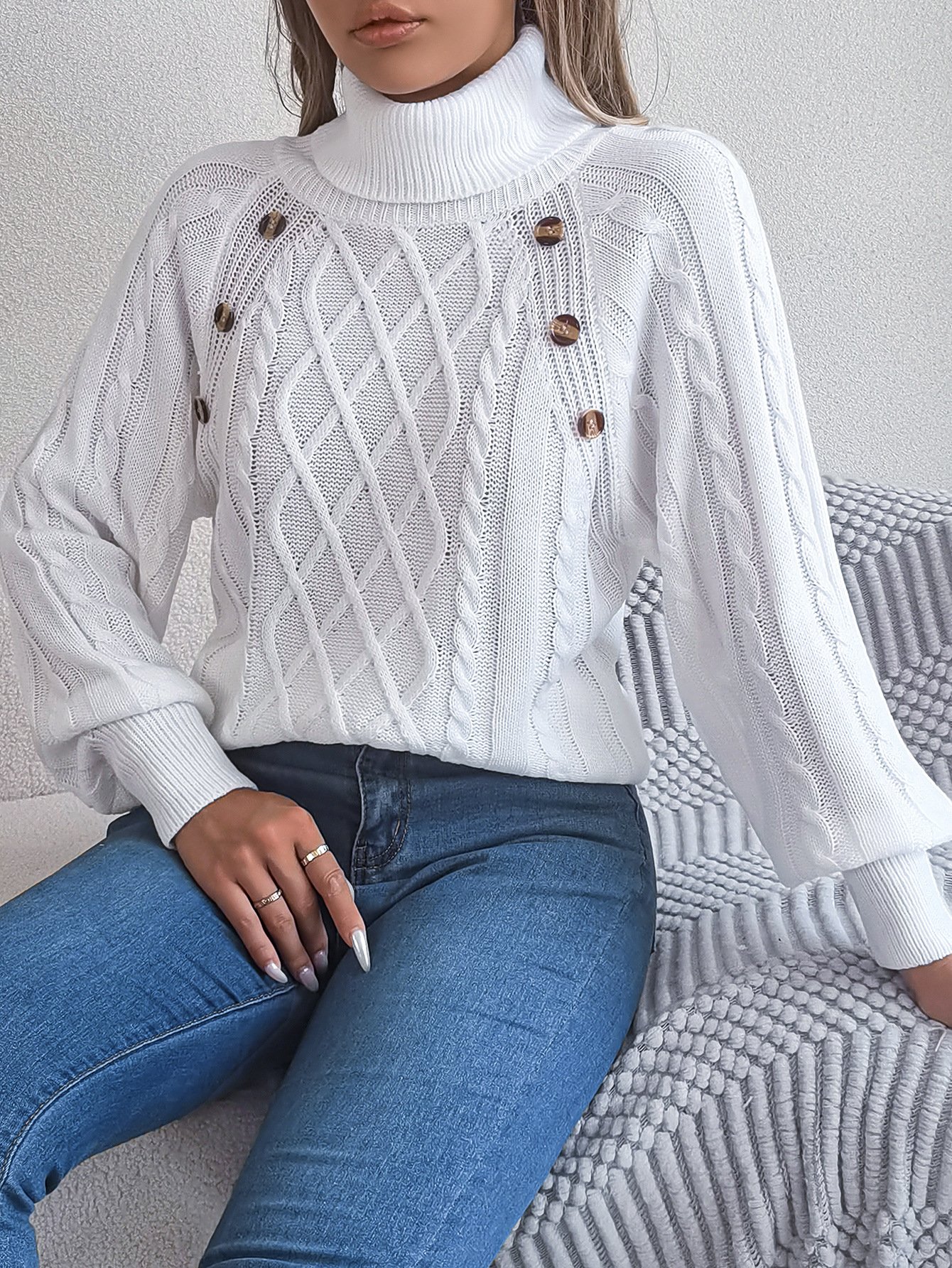Cotton Regular Fit Casual Plain Sweater