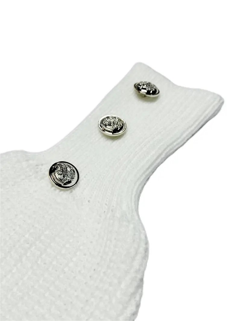 Lady Romance V Neck Loose Acrylic Sweater