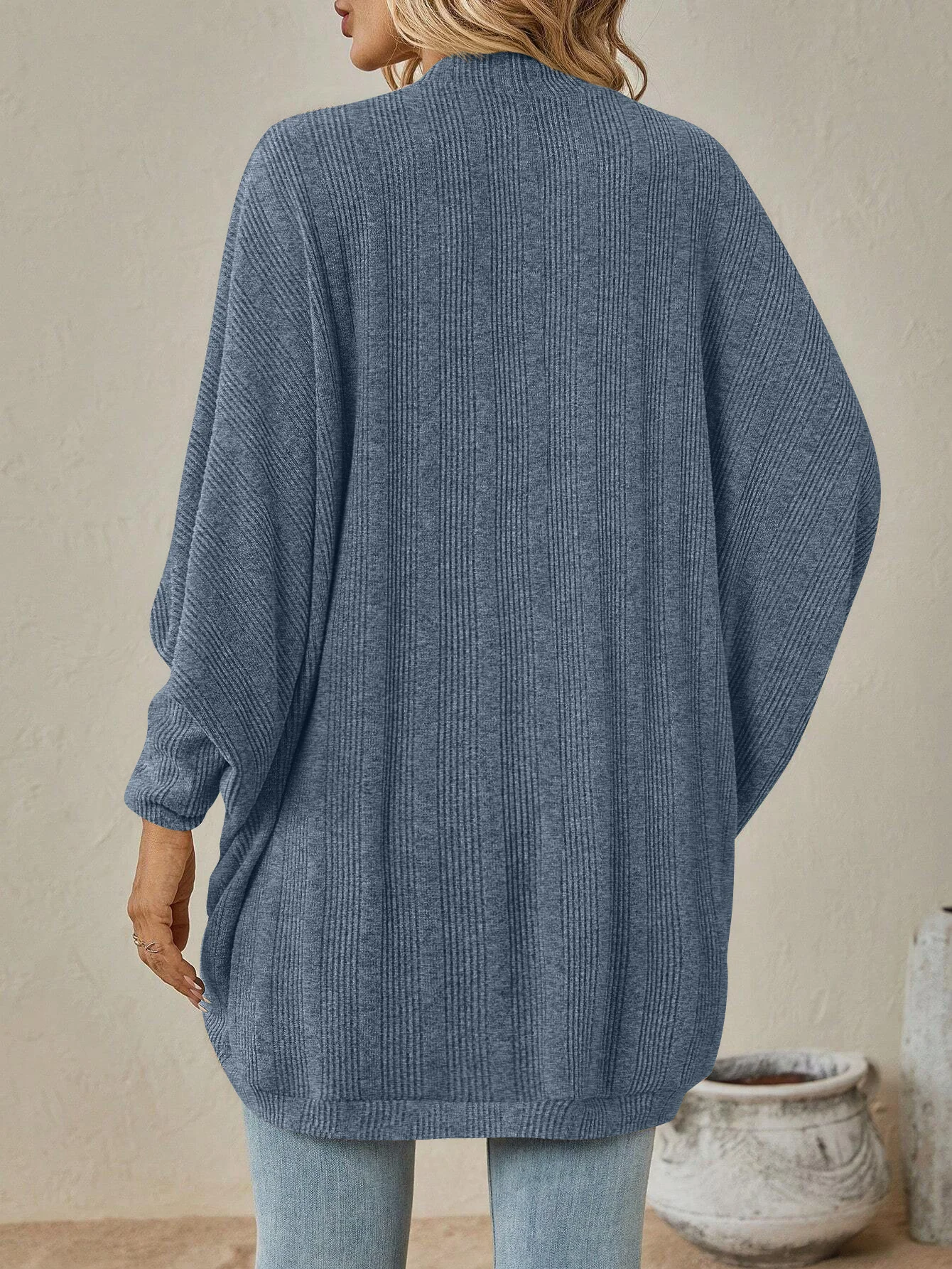 Simple Wool/Knitting Plain Others Knit Top