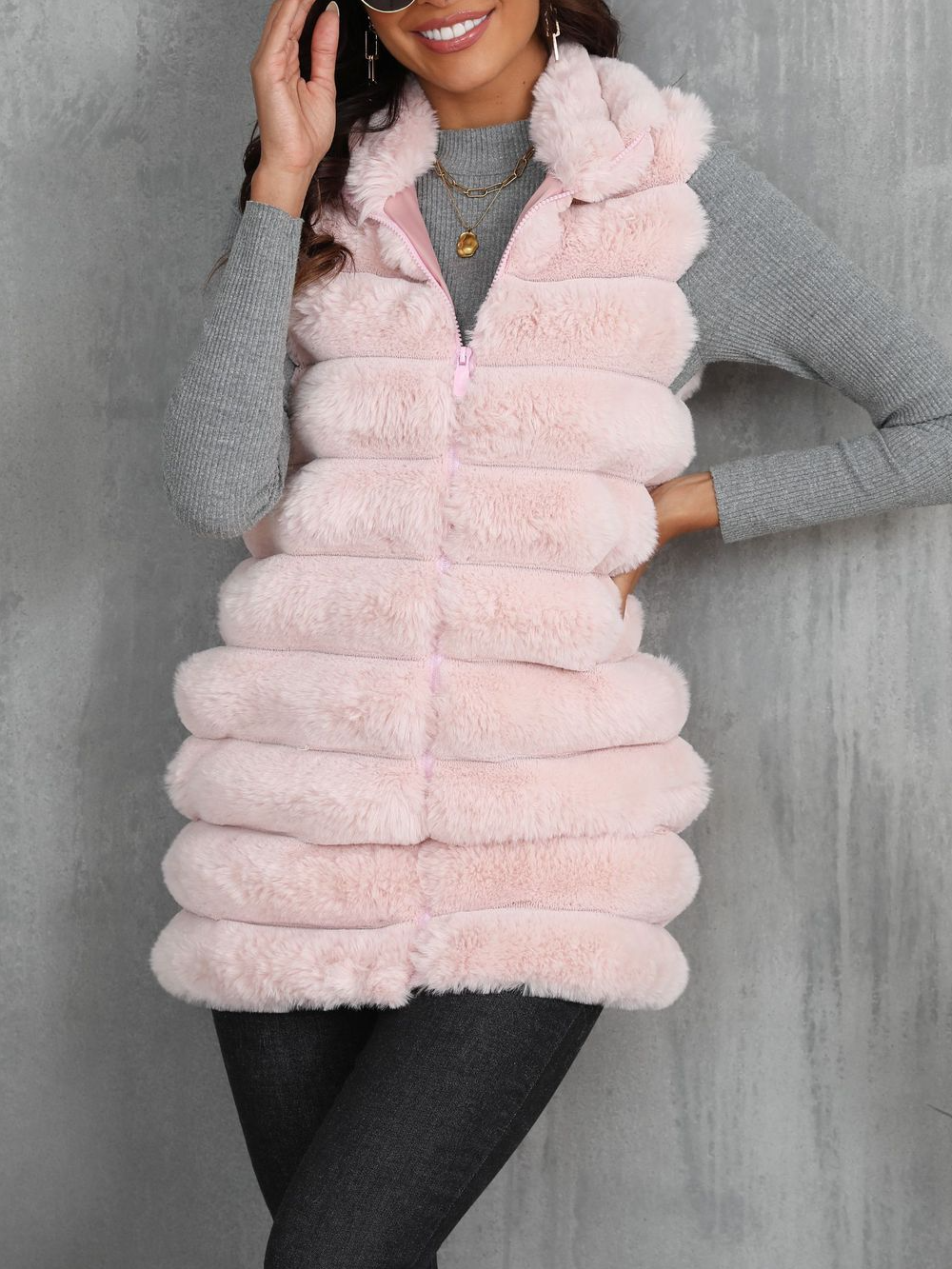 Plain Casual Loose Others Vest