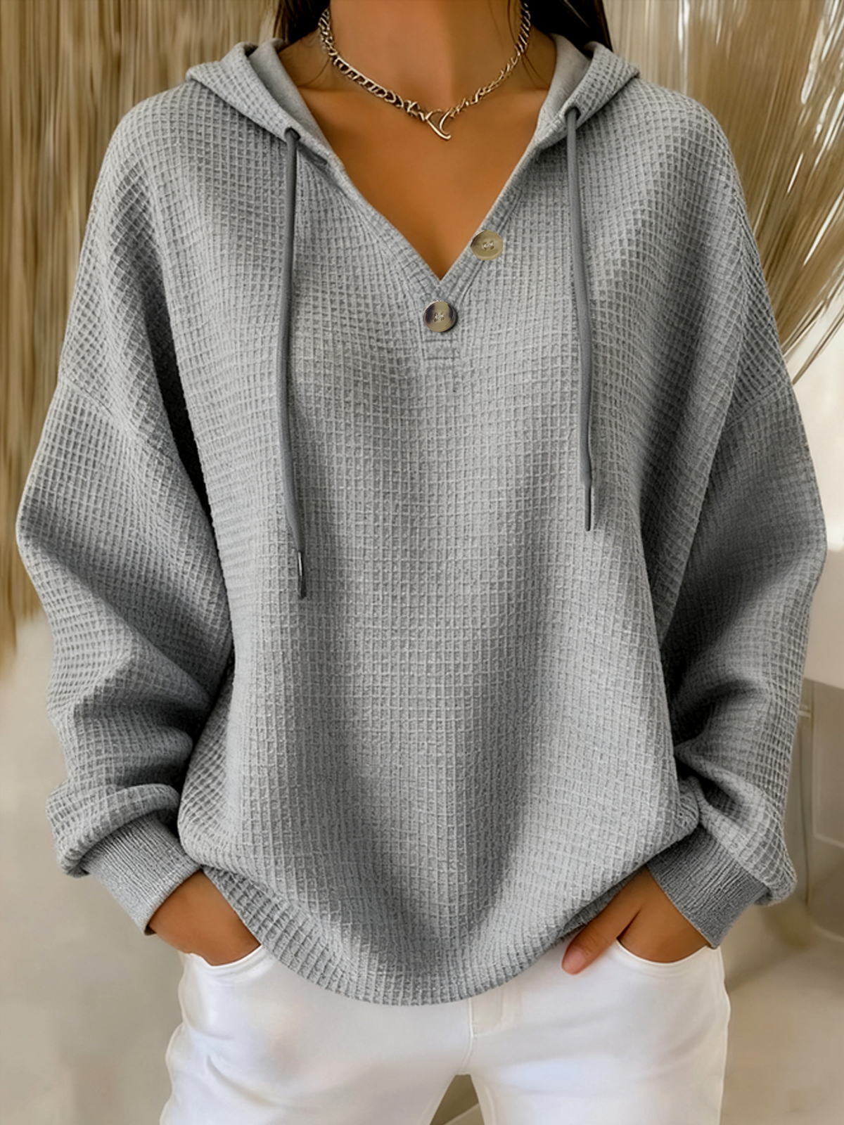 Loose Plain Simple Hoodie