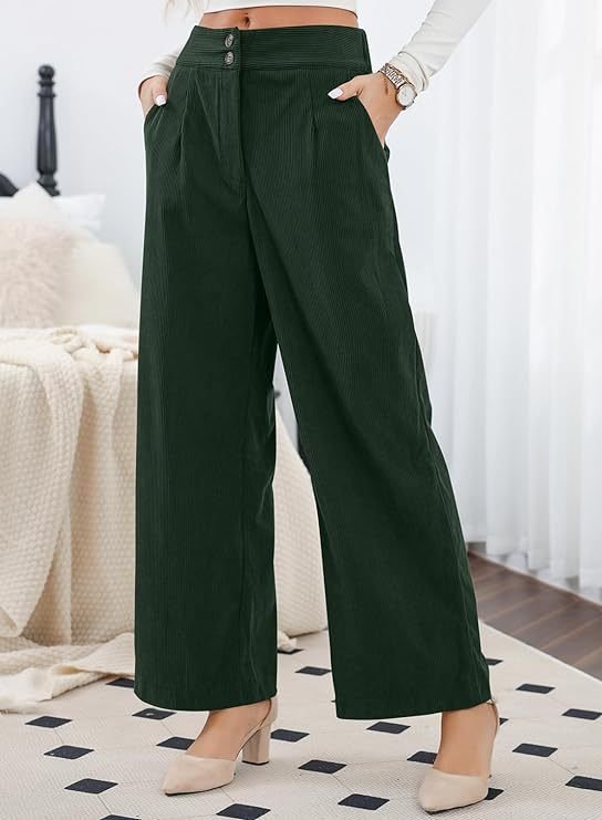 Women's  Elastic Waist H-Line Wide Leg Pants Daily Going Out Pants Apricot Casual Split Joint Plain Spring/Fall Pants